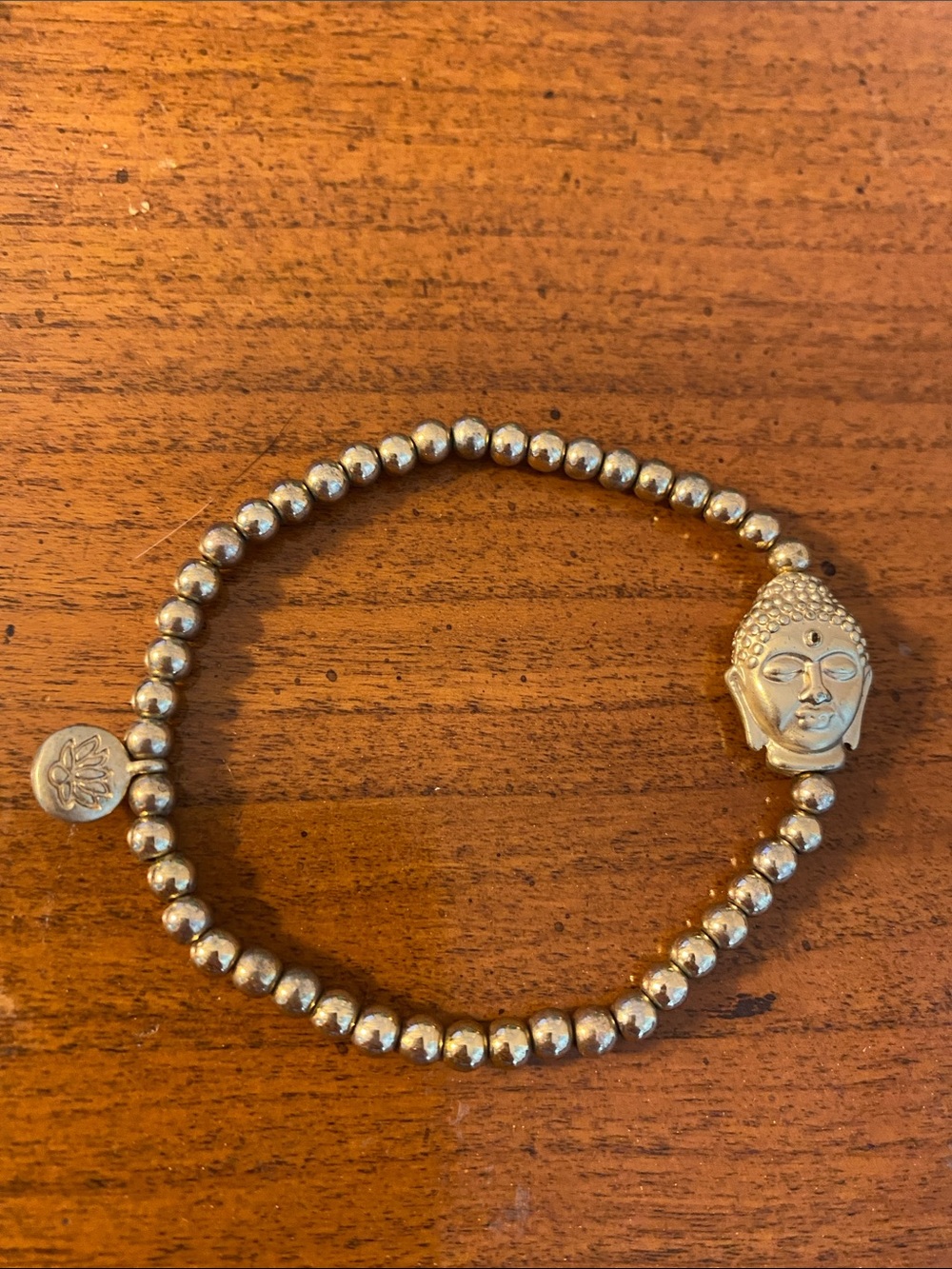 Buddha Bead Stretch Bracelet - Spiritual Women's Jewelry